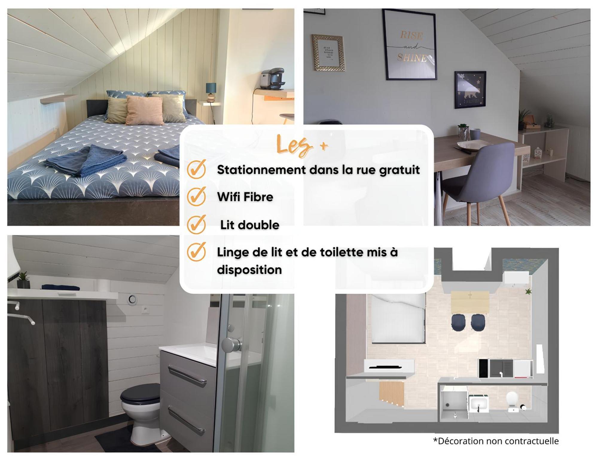 Apartamento Studio Miraumont, Stationnement Gratuit, 5Min Gare Amiens Exterior foto